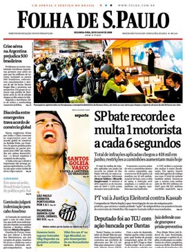 Publicação Digital da Folha de São Paulo