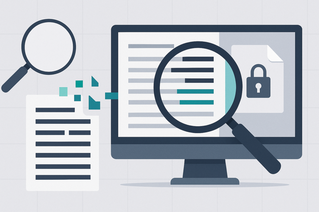Hachuramento de dados em processos disciplinares sem retrabalho