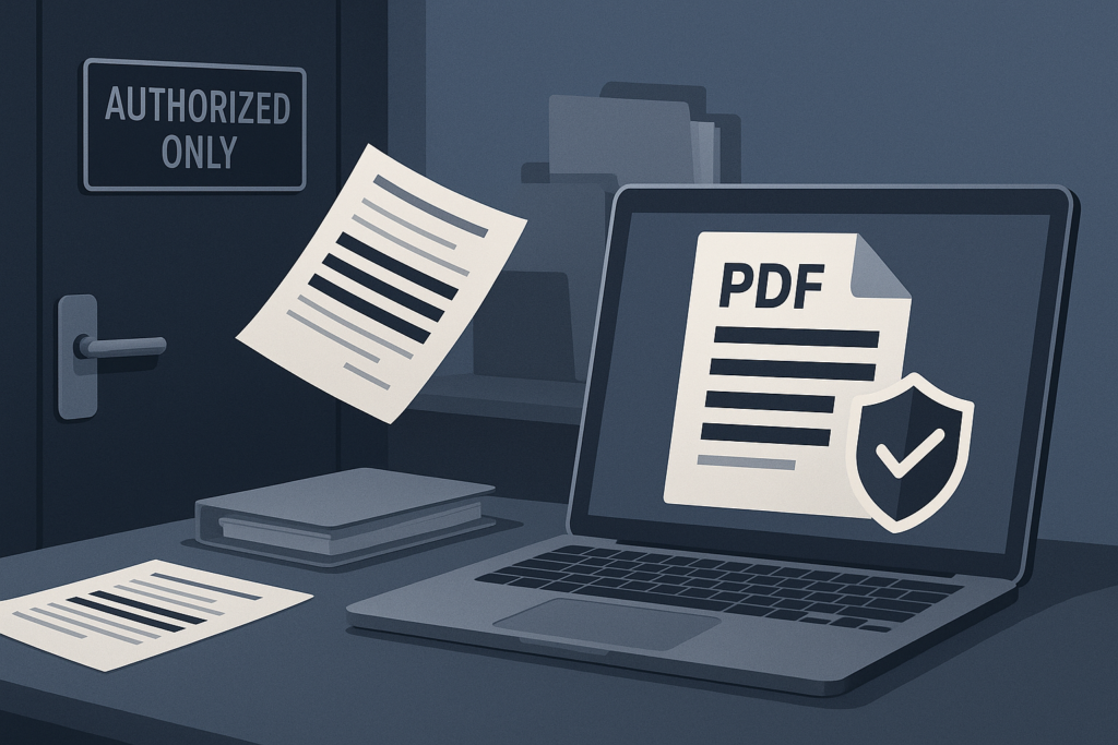 Tarjamento de PDF em sindicatos: publicações sem expor filiados