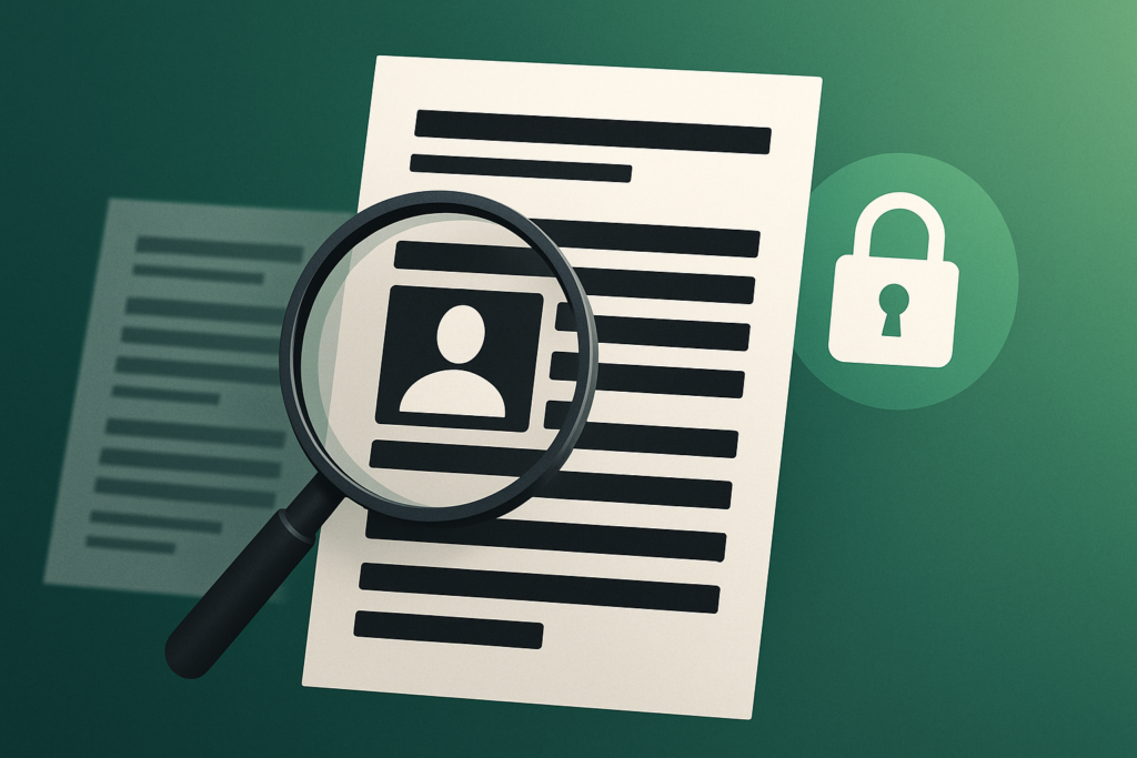 Anonimização em PDF em processos disciplinares: fluxo seguro no RH