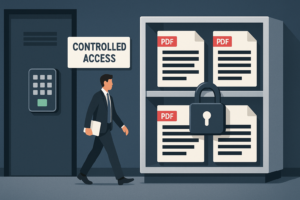 Tarjamento de PDF em processos disciplinares: onde ocultar primeiro
